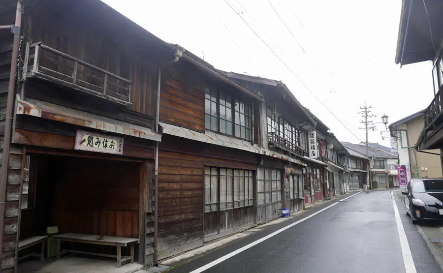 明智の町並み