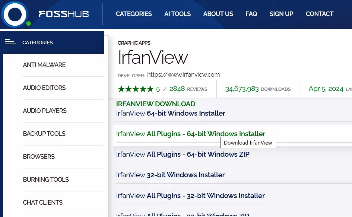 Irfanview PlugIn