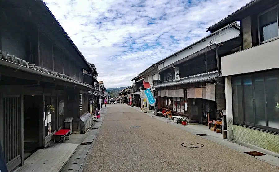 岩村の町並み