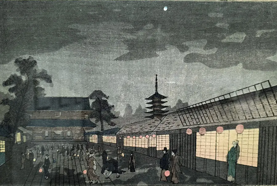 浅草観音夜景