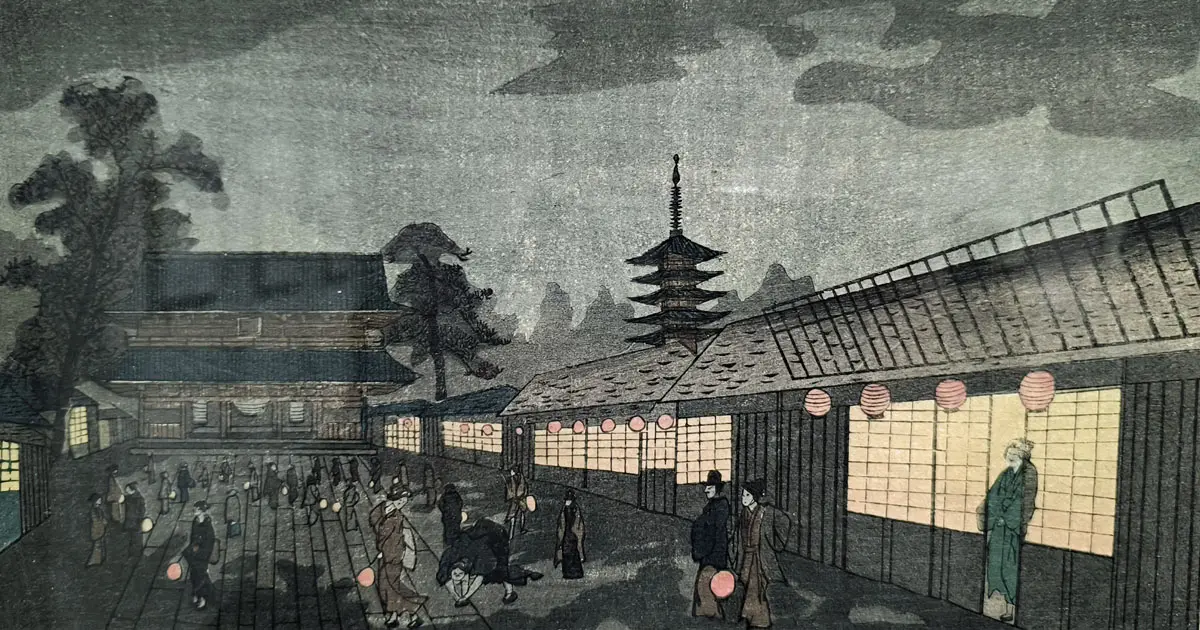 浅草観音夜景