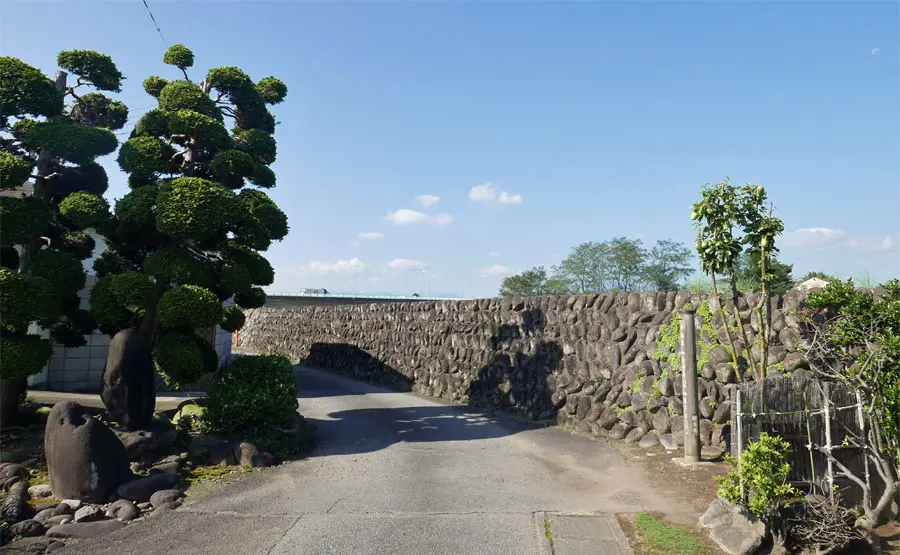 碓氷川河畔