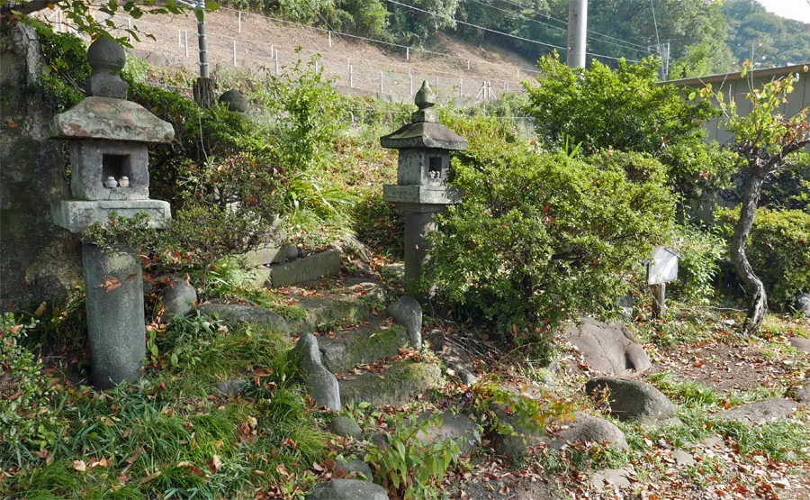 百合若大臣の足跡石