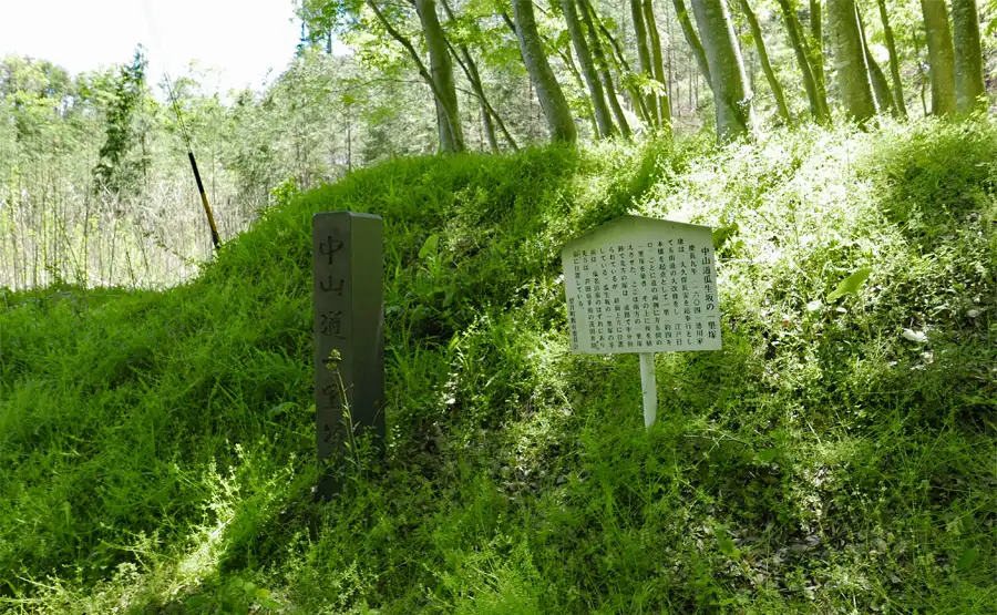 瓜生坂一里塚