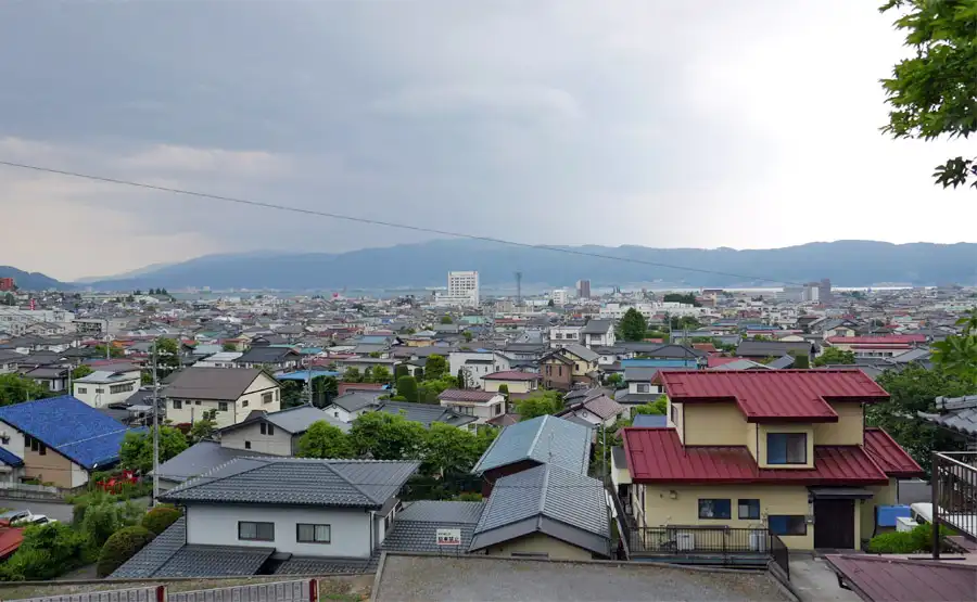 諏訪湖遠望
