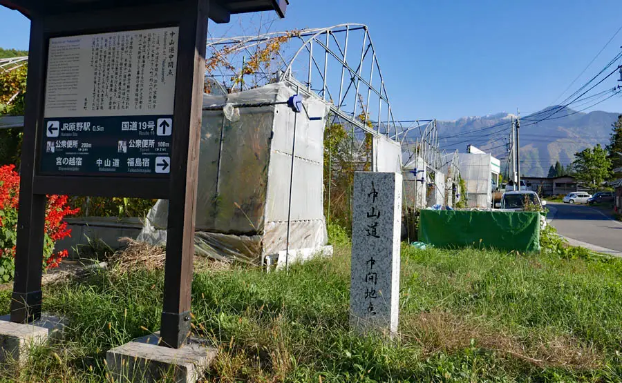 中山道中間点