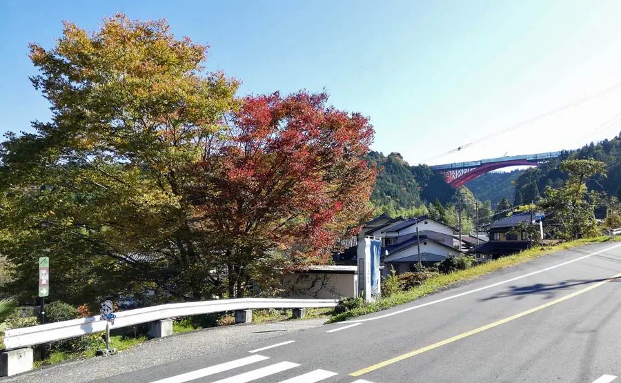 落合宿高札場跡
