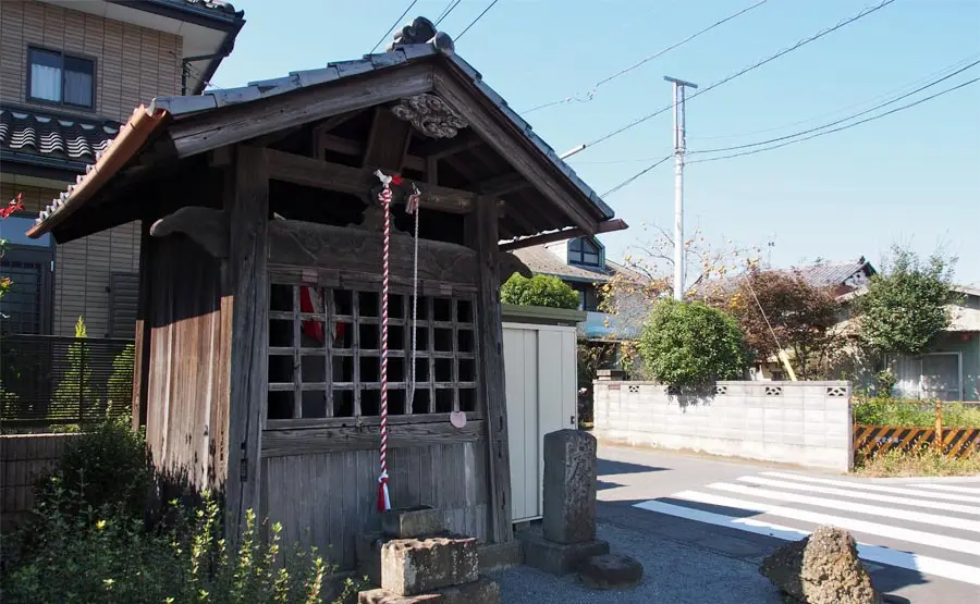 蓑田追分の地蔵堂