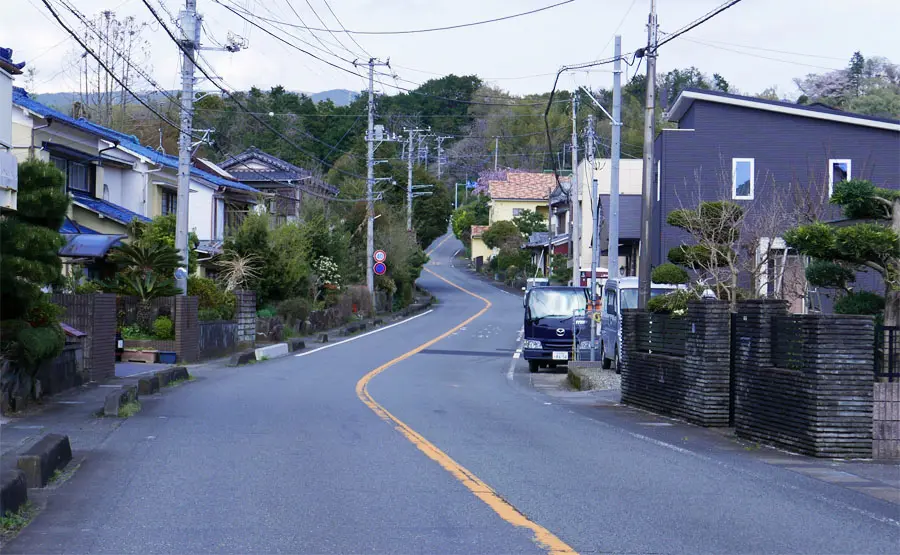 三ツ谷の町並み