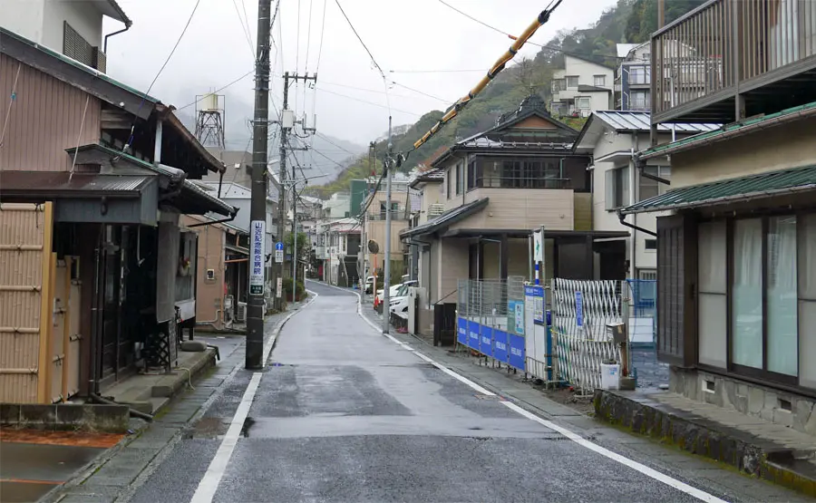 入生田の町並み