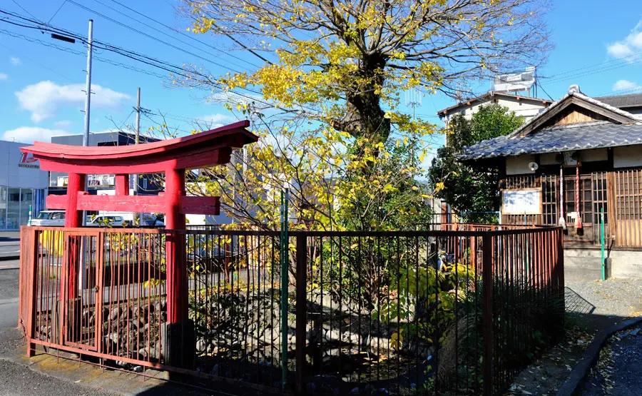 姥ヶ池と弁財天