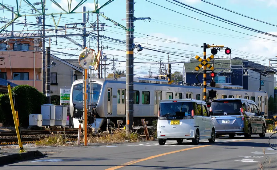 東海道線追分踏切